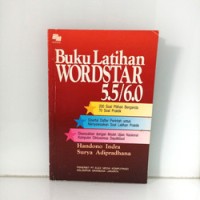 Buku Latihan Wordstar versi 5.5/6.0