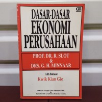 Dasar-dasar Ekonomi Perusahaan