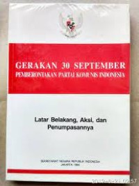 Gerakan 30 September Pemberontakan Partai Komunis Indonesia