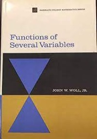 Harbrace College Mathematics Series: Functions of Several Variables