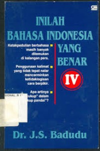 Inilah Bahasa Indonesia yang Benar [4]