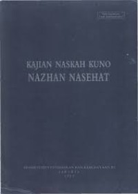 Kajian Nilai Budaya Naskah Kuno Nazhan Nasehat