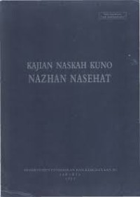 Kajian Nilai Budaya Naskah Kuno Nazhan Nasehat