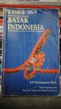 Kamus Batak - Indonesia