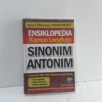 Kamus Lengkap Sinonim Antonim