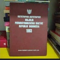 Ketetapan-ketetapan Majelis Permusyawaratan Rakyat Republik Indonesia 1983