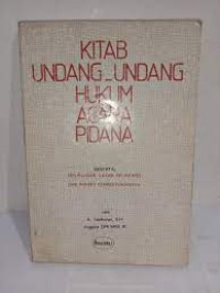 Kitab Undang-undang Hukum Acara Pidana