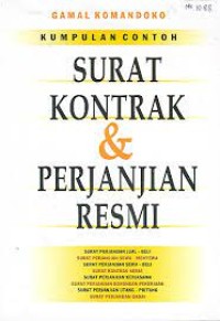 Kumpulan Contoh: Surat Kontrak dan Perjanjian Resmi