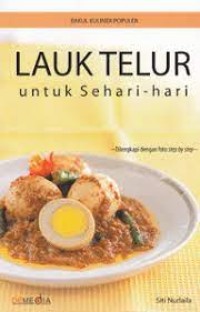 Lauk Telur untuk sehari-hari