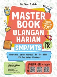 Master Book Ulangan Harian SMP/MTs: untuk kls IX