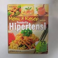 Menu dan Resep untuk Penderita Hipertensi