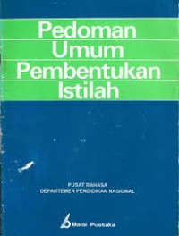 Pedoman Umum Pembentukan Istilah