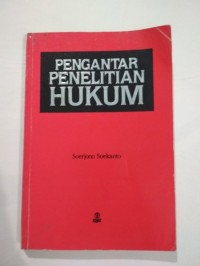 Pengantar Penelitian Hukum