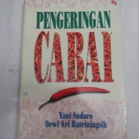 Pengeringan Cabai