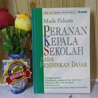 Peranan Kepala Sekolah Pada Pendidikan Dasar