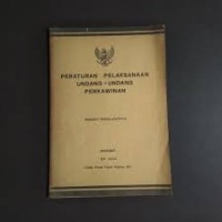 Peraturan Pelaksanaan Undang-undang  Perkawinan