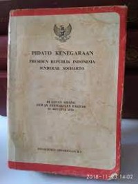 Pidato Kenegaraan RI Jenderal Soekarno