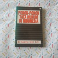 Pokok-pokok Tata Hukum di Indonesia