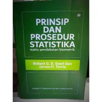 Prinsip & Prosedur Statistika: Suatu Pendekatan Biometrik