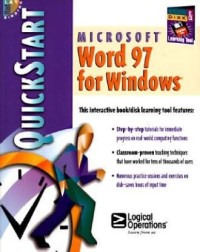 Quick Start Microsoft Word 97 for Windows