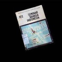 Seminar Bahasa Indonesia 1972 [Puntjak, 2-3 Maret ]