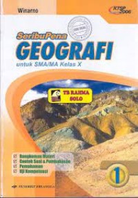 Seribupena: Geografi SMA/MA Kls. X