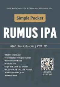 Simpel Pocket: Rumus IPA  SMP/Mts kelas VII/VIII/IX