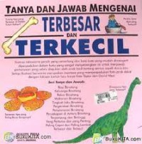 Tanya dan Jawab Mengenai Terbesar dan Terkecil