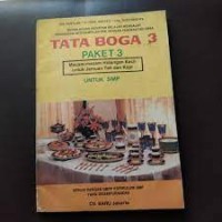 Tata Boga 3 Paket 3 Untuk SMP