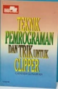 Teknik Pemrograman & Trik untuk Clipper