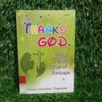 Thanks God : Aneka Doa Syukur Remaja