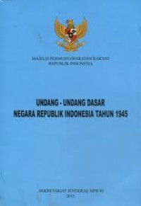 Undang-Undang Dasar Negara RI Tahun 1945