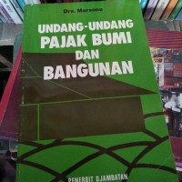 Undang-undang Pajak Bumi dan Bangunan